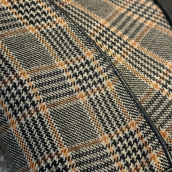 NIB- LOUISE ET CIE Shiro Bootie In Natural Plaid/ Black - Picture 6 of 8